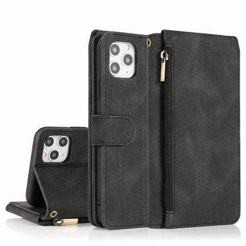 Zipper Bag, Card, Leather Case, Wallet, Mobile Phone Case