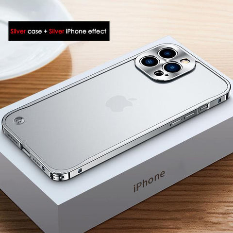 Magnetic Charging Aluminium Case Cover for iPhone